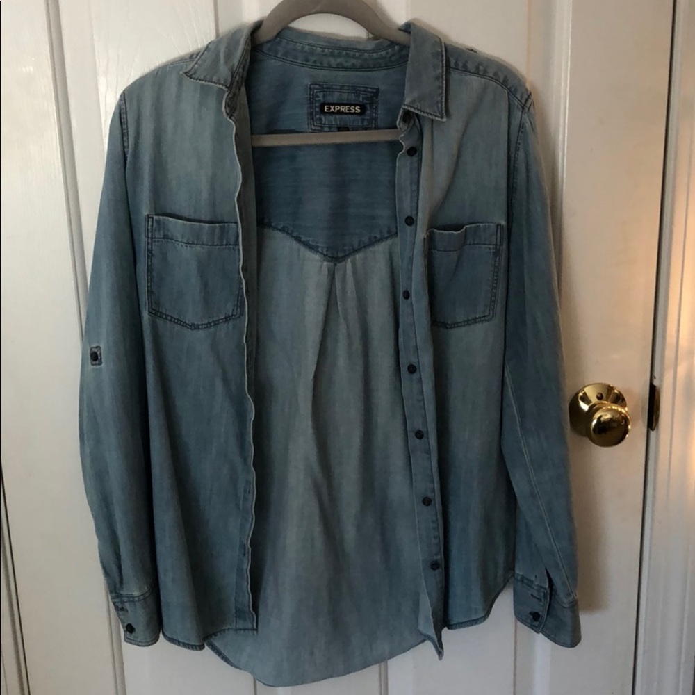 Light Wash Denim Shirt